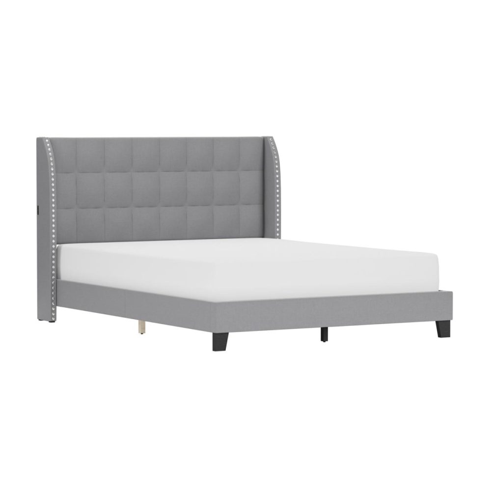 Beds | Abbywood Upholstered Bed Bedroom Beds