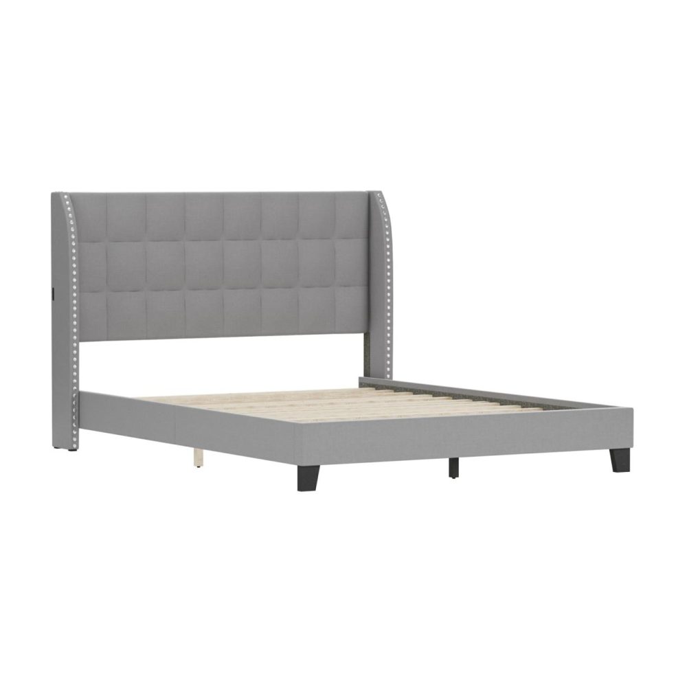 Beds | Abbywood Upholstered Bed Bedroom Beds