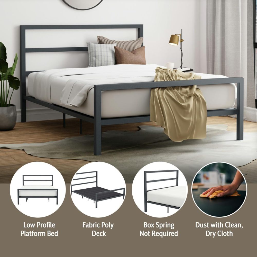 Beds | Alastair Metal Bed Bedroom Beds