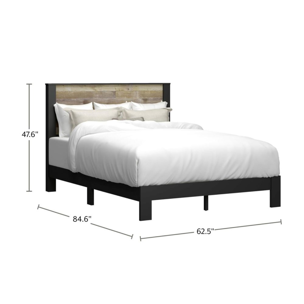 Beds | Bezza Wood Bed Bedroom Beds