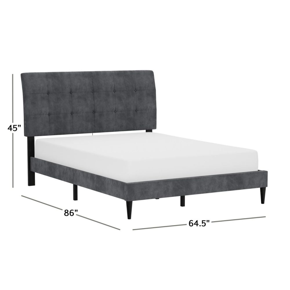 Beds | Blakely Upholstered Bed Bedroom Beds