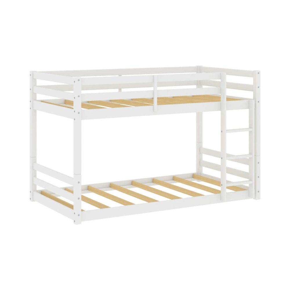 Beds | Campbell Wood Floor Bunk Bed Bedroom Beds