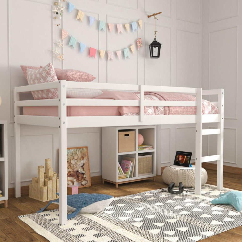 Beds | Campbell Wood Junior Loft Bed Bedroom Beds