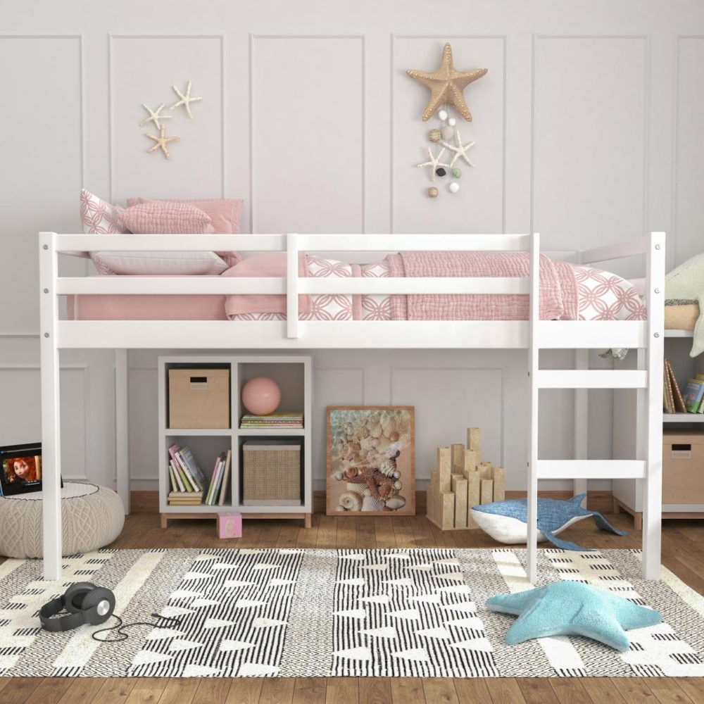 Beds | Campbell Wood Junior Loft Bed Bedroom Beds