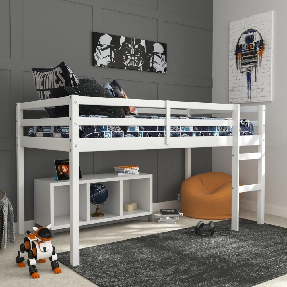 Beds | Campbell Wood Junior Loft Bed Bedroom Beds