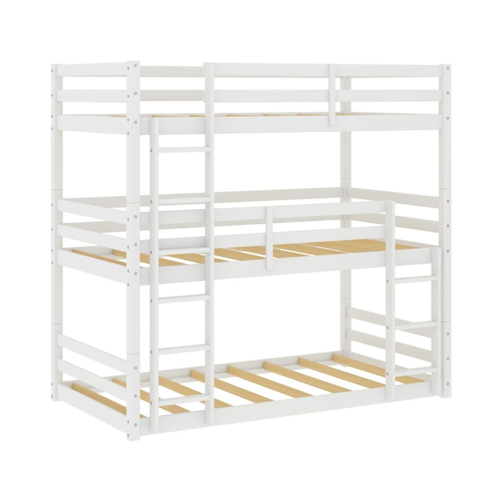 Beds | Campbell Wood Triple Bunk Bed Bedroom Beds