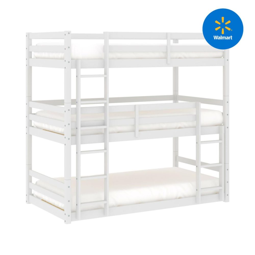 Beds | Campbell Wood Triple Bunk Bed Bedroom Beds