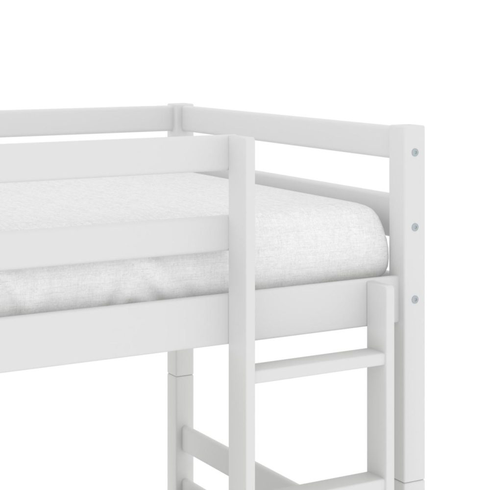 Beds | Campbell Wood Twin Over Twin Bunk Bed Bedroom Beds