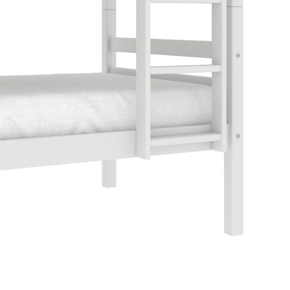 Beds | Campbell Wood Twin Over Twin Bunk Bed Bedroom Beds