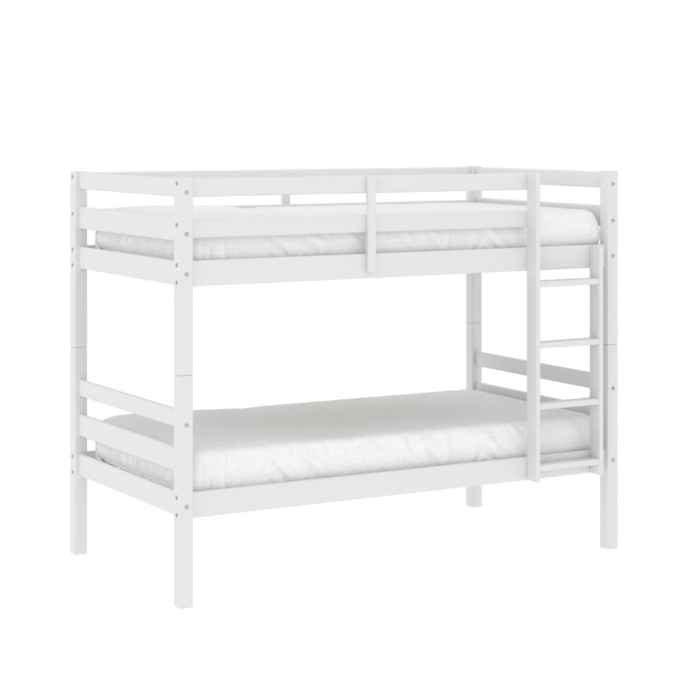 Beds | Campbell Wood Twin Over Twin Bunk Bed Bedroom Beds