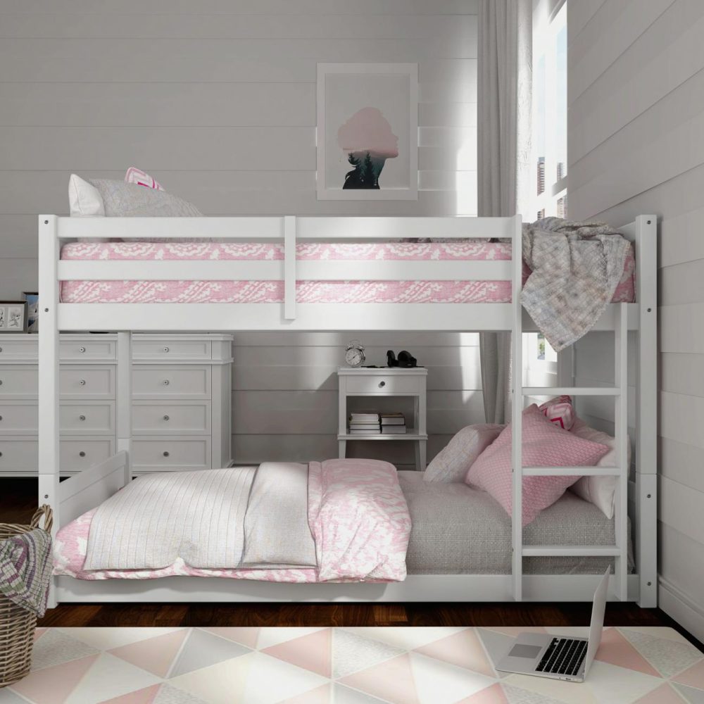 Beds | Capri Wood Floor Bunk Bed Bedroom Beds