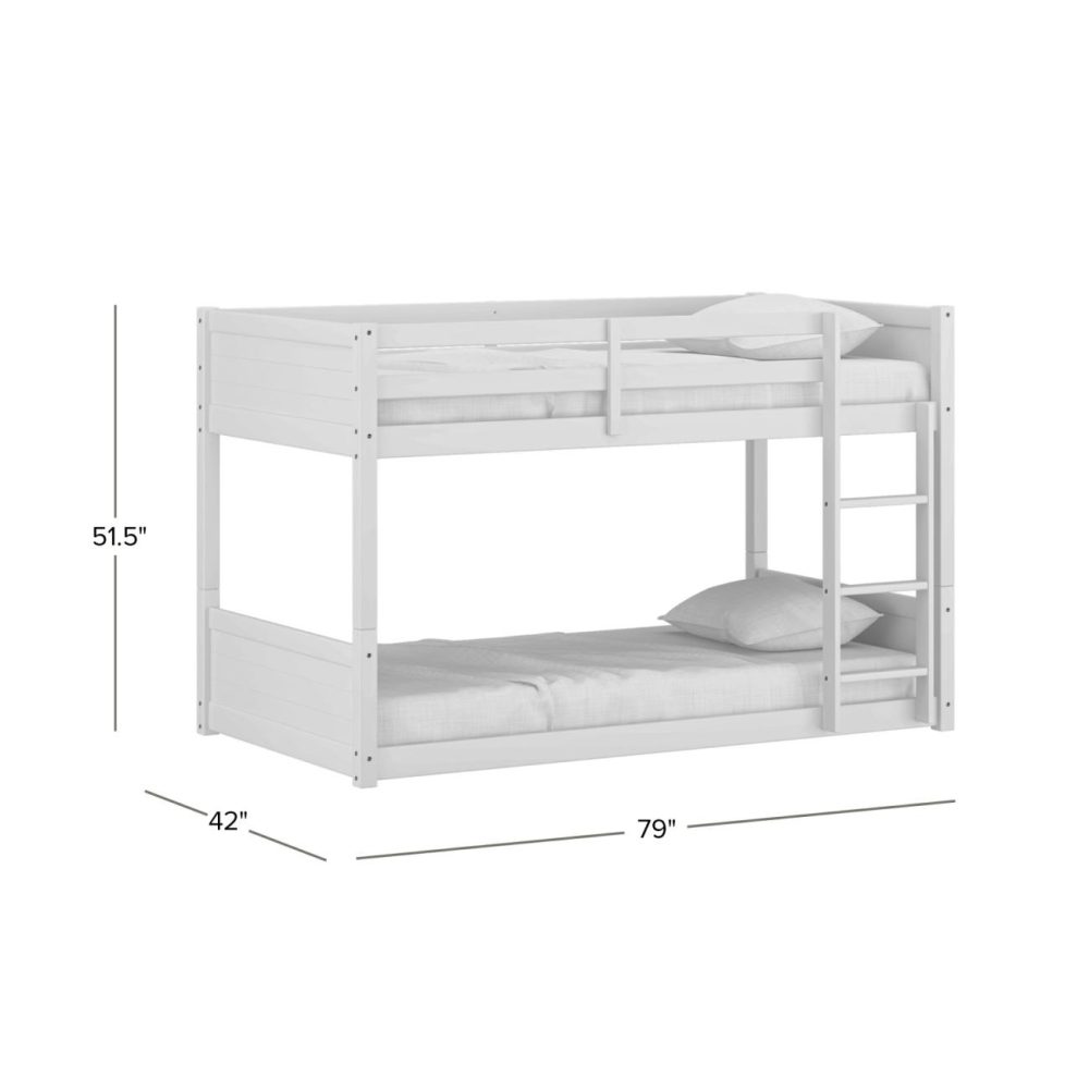 Beds | Capri Wood Floor Bunk Bed Bedroom Beds