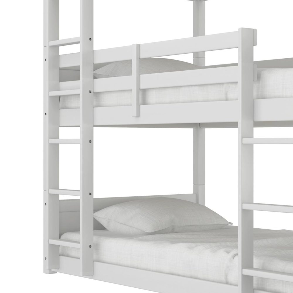 Beds | Capri Wood Triple Bunk Bed Bedroom Beds