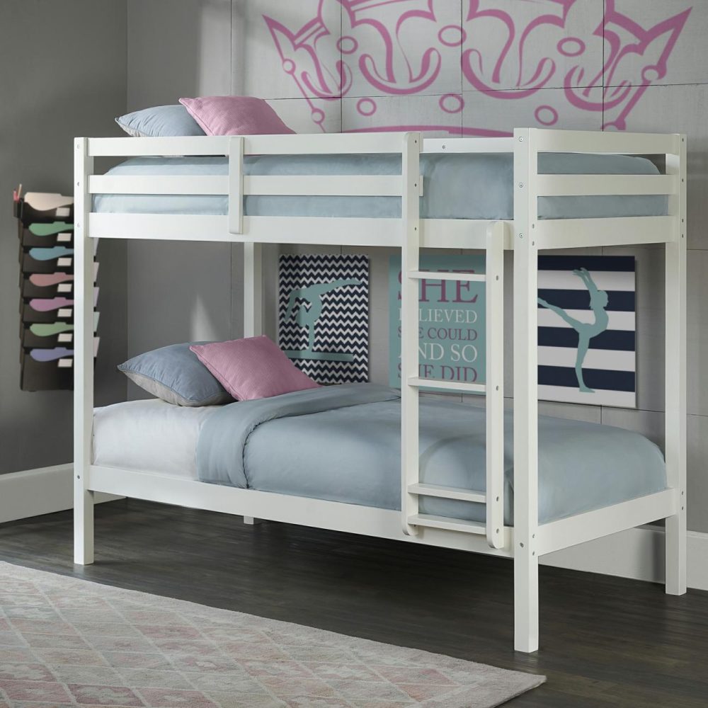 Beds | Caspian Wood Twin Loft Bed Bedroom Beds