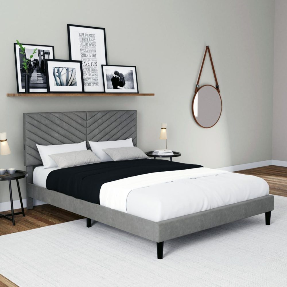 Beds | Crestwood Upholstered Bed Bedroom Beds