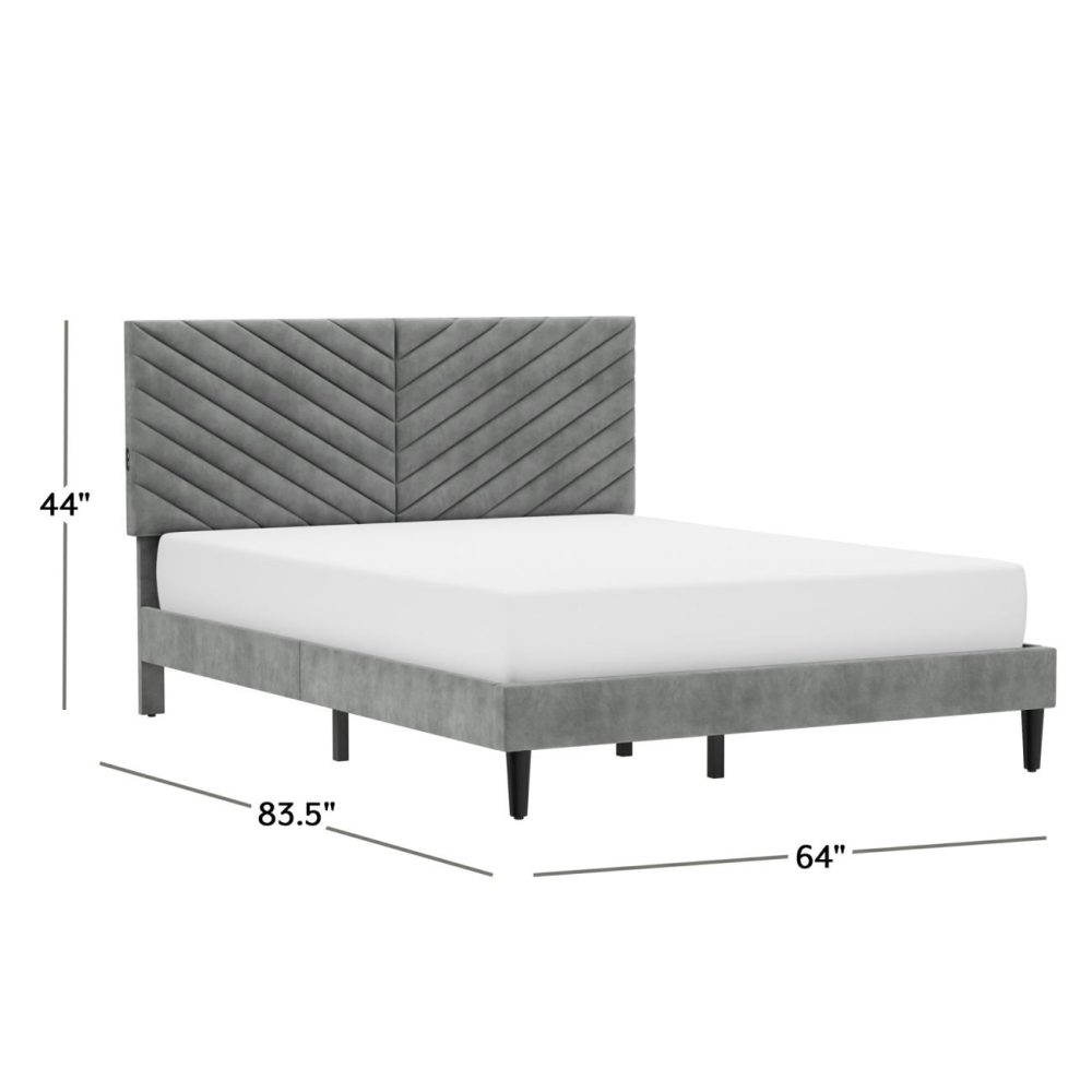 Beds | Crestwood Upholstered Bed Bedroom Beds