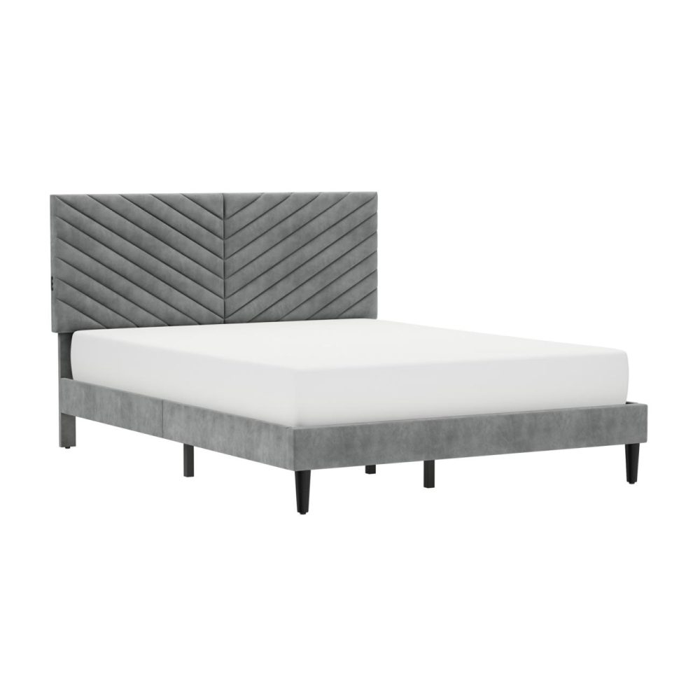 Beds | Crestwood Upholstered Bed Bedroom Beds