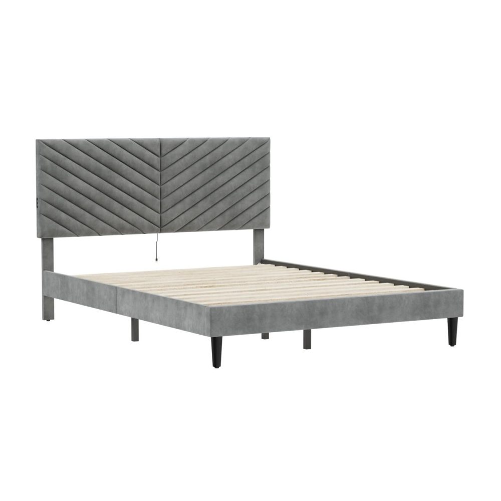 Beds | Crestwood Upholstered Bed Bedroom Beds