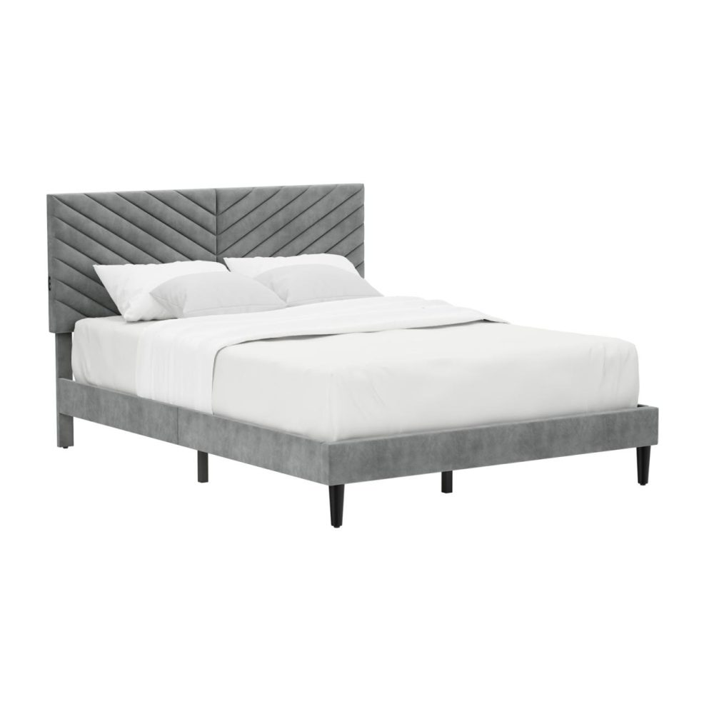 Beds | Crestwood Upholstered Bed Bedroom Beds