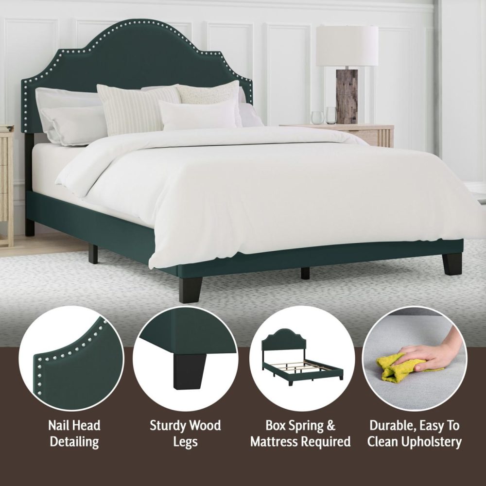 Beds | Cynthia Upholstered Bed Bedroom Beds