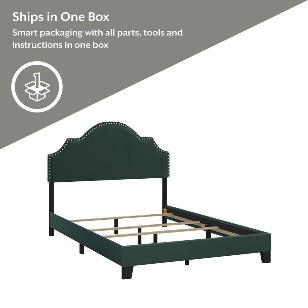 Beds | Cynthia Upholstered Bed Bedroom Beds