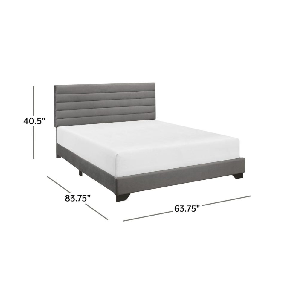 Beds | Edie Upholstered Bed Bedroom Beds