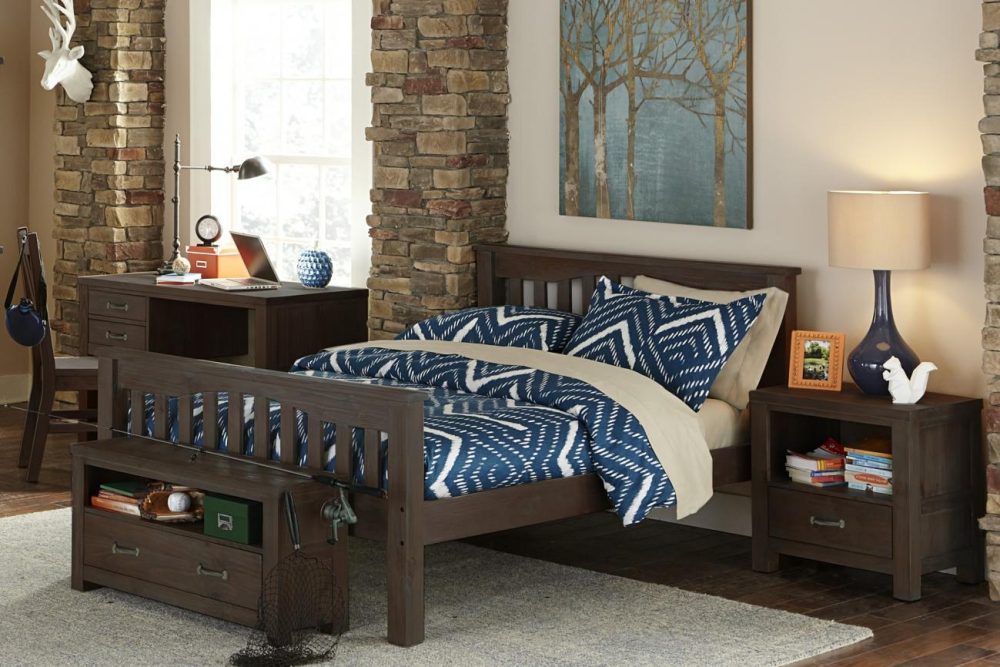 Beds | Harper Wood Bed Bedroom Beds