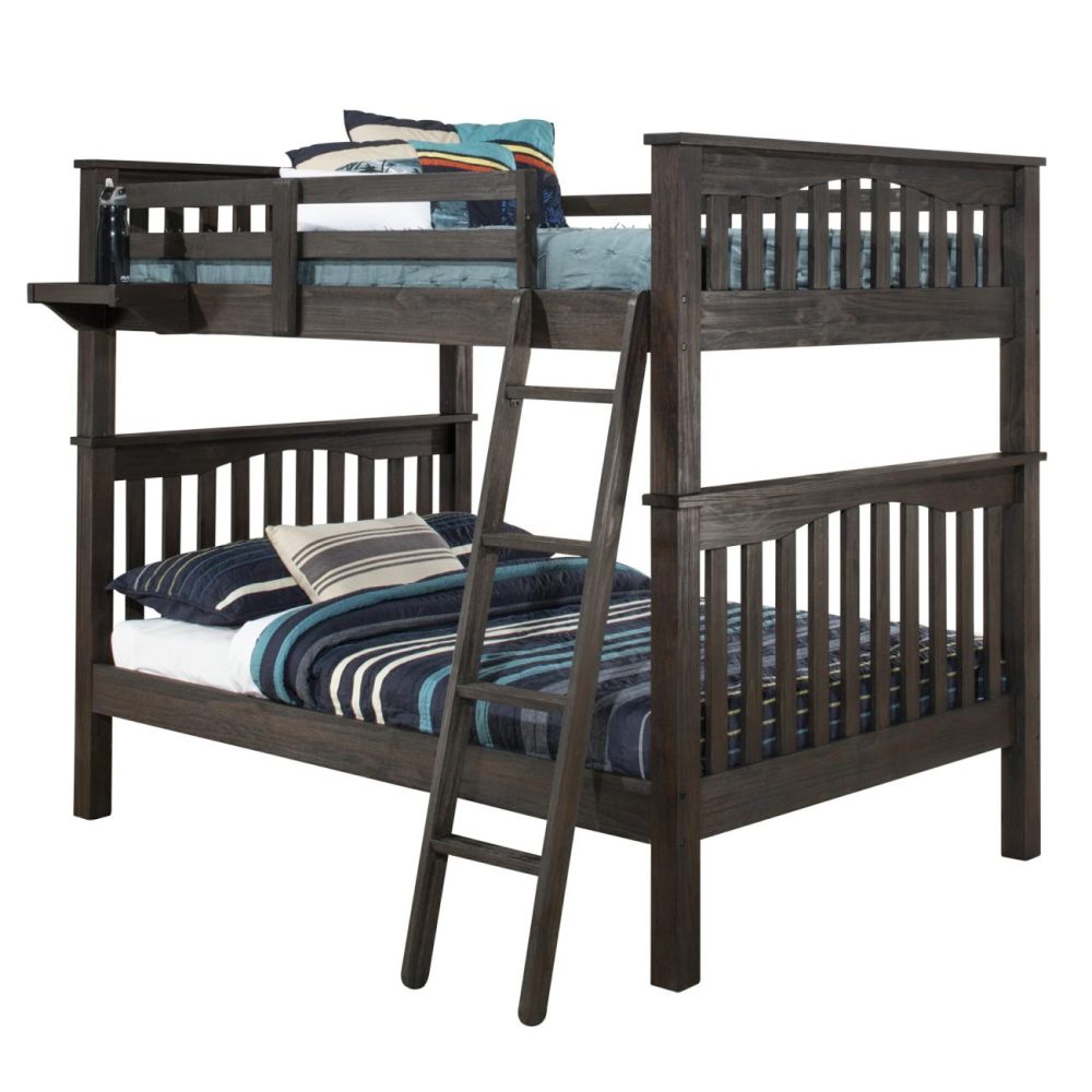 Beds | Highlands Wood Bunk Bed With Nightstand Bedroom Beds