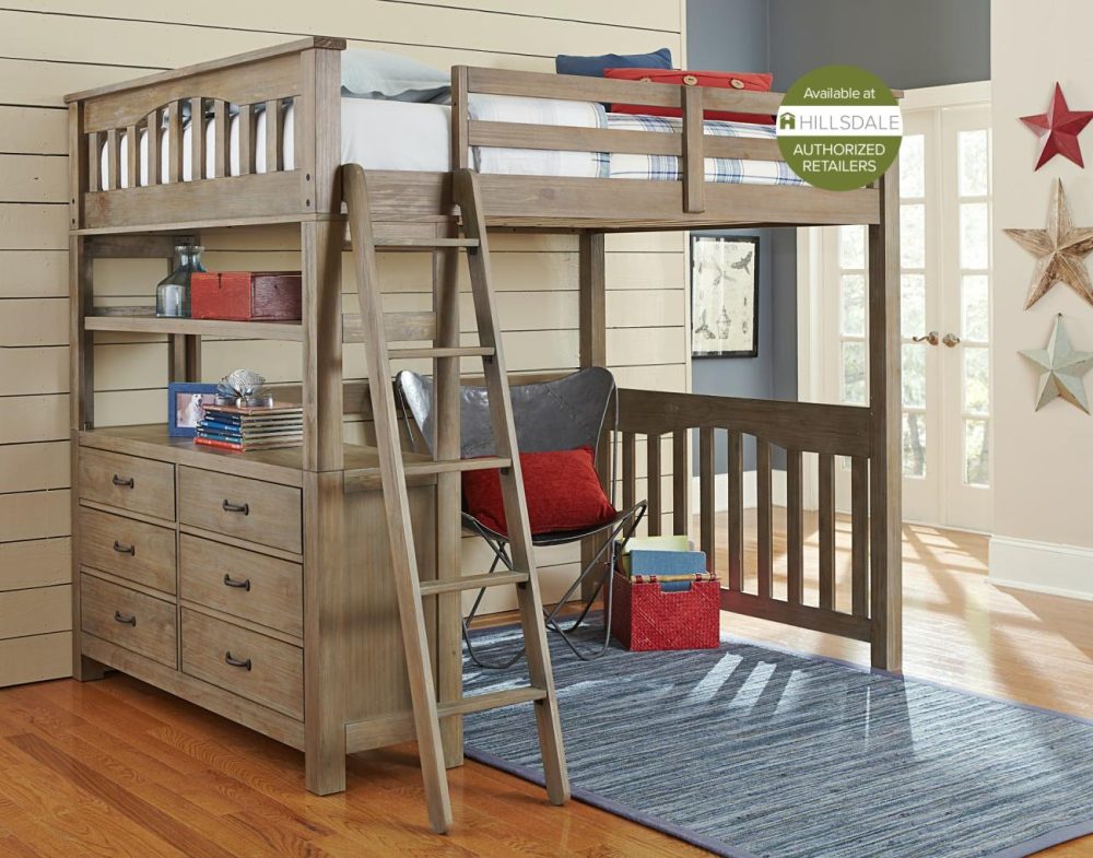 Beds | Highlands Wood Loft Bed Bedroom Beds