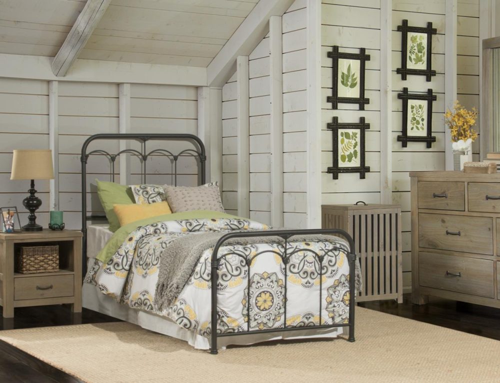 Beds | Jocelyn Metal Bed Bedroom Beds