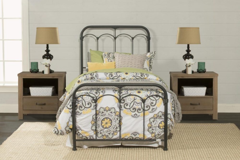 Beds | Jocelyn Metal Bed Bedroom Beds