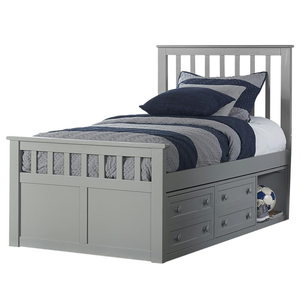 Beds | Marley Wood Captain’s Bed Accessories And Part With Storage Bedroom Beds