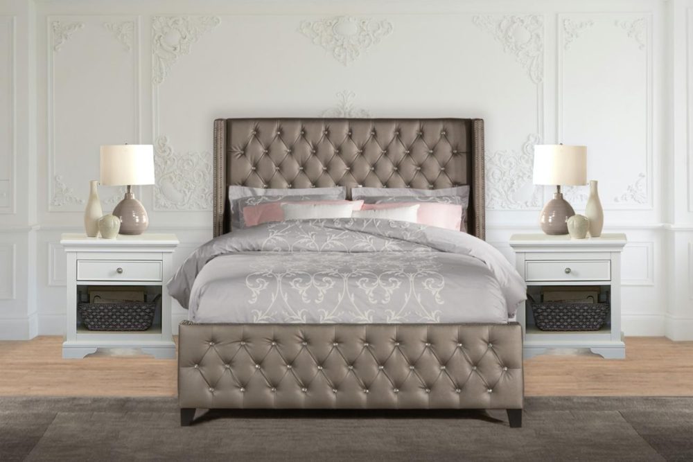 Beds | Memphis Upholstered Bed Bedroom Beds