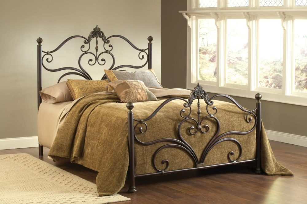 Beds | Newton Metal Bed Bedroom Antique Brown