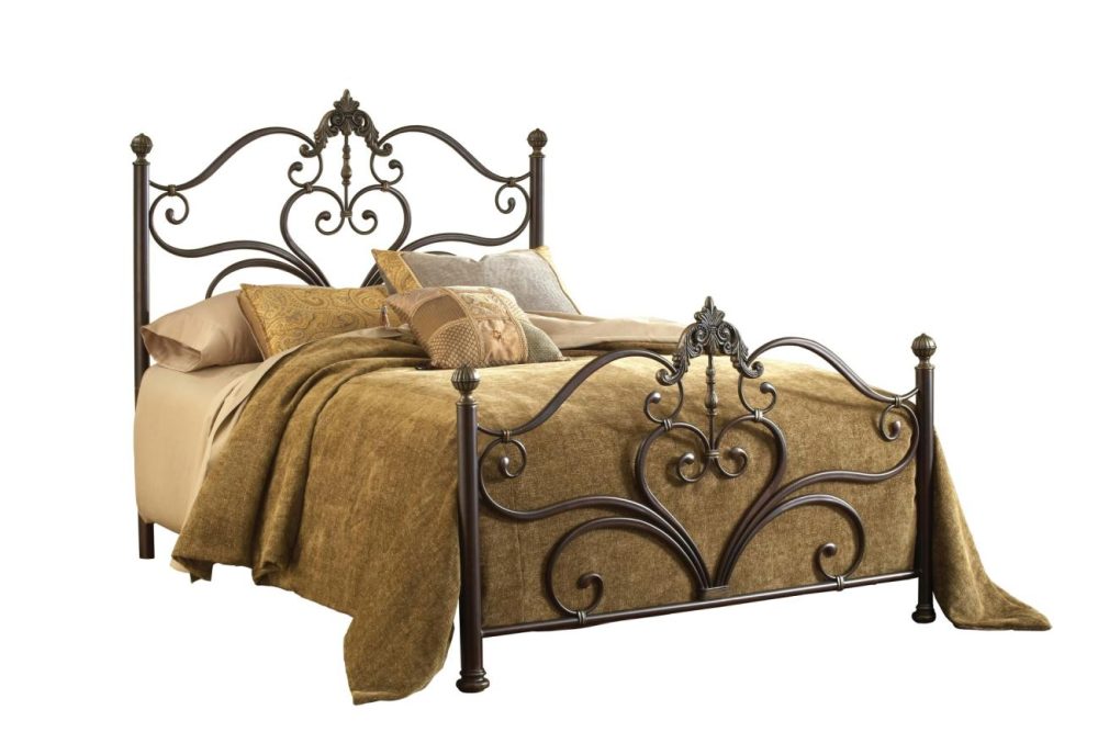 Beds | Newton Metal Bed Bedroom Antique Brown