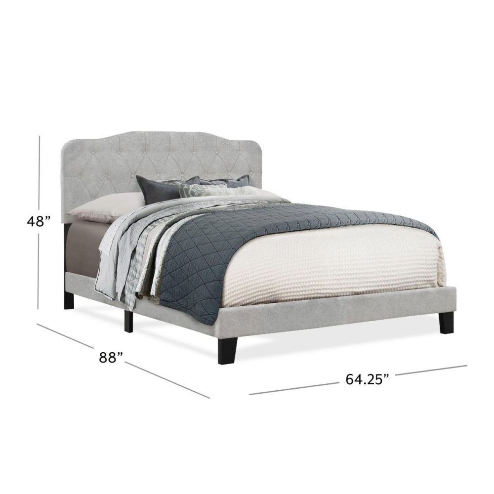 Beds | Nicole Upholstered Bed Bedroom Beds