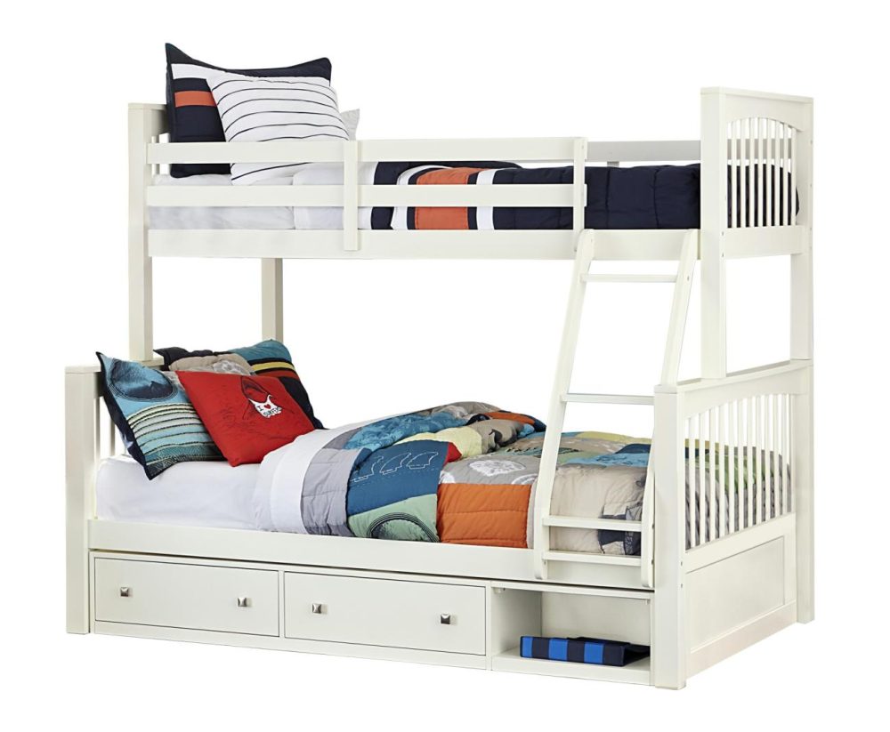 Beds | Pulse Wood Bunk Bed With Storage Bedroom Beds