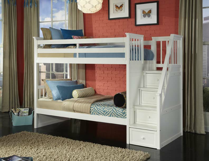 Beds | Schoolhouse 4.0 Wood Bunk Bed Bedroom Beds