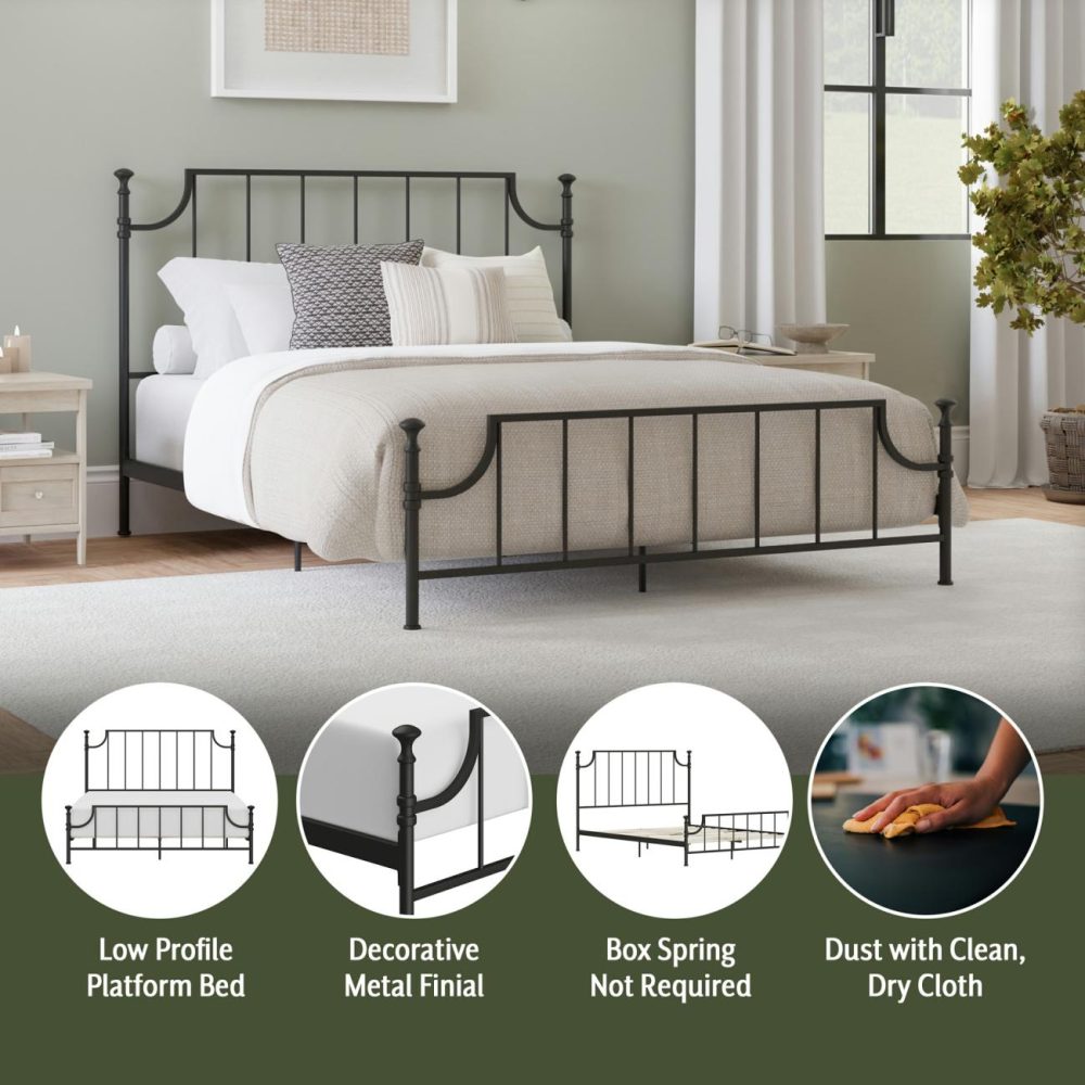 Beds | Veridian Metal Bed Bedroom Beds