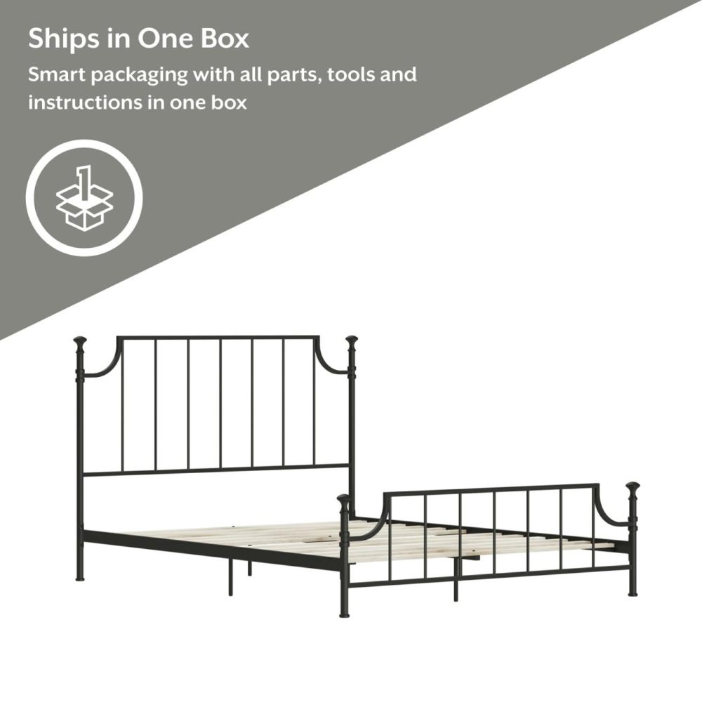 Beds | Veridian Metal Bed Bedroom Beds