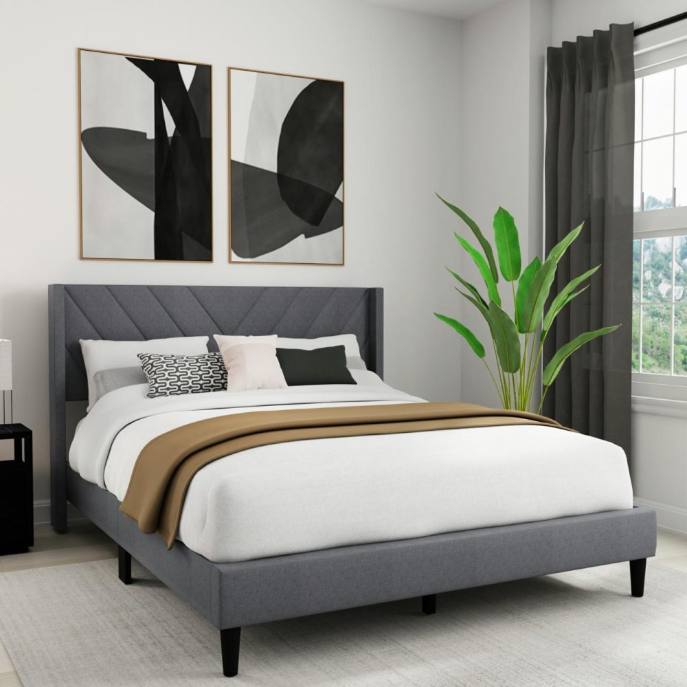 Beds | Wilder Upholstered Bed Bedroom Beds