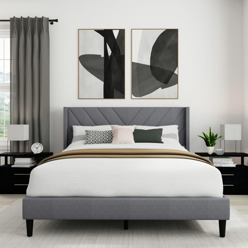 Beds | Wilder Upholstered Bed Bedroom Beds