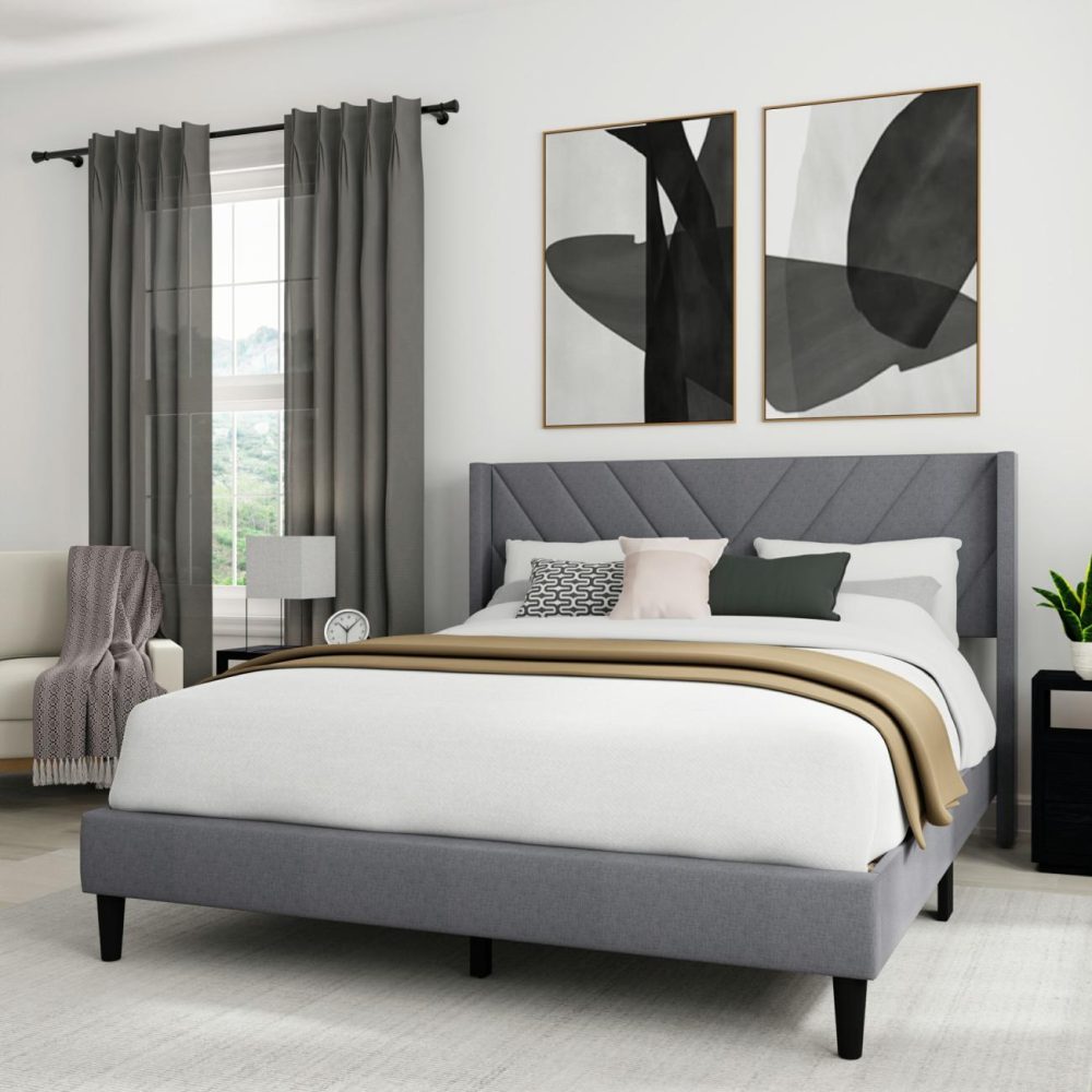 Beds | Wilder Upholstered Bed Bedroom Beds