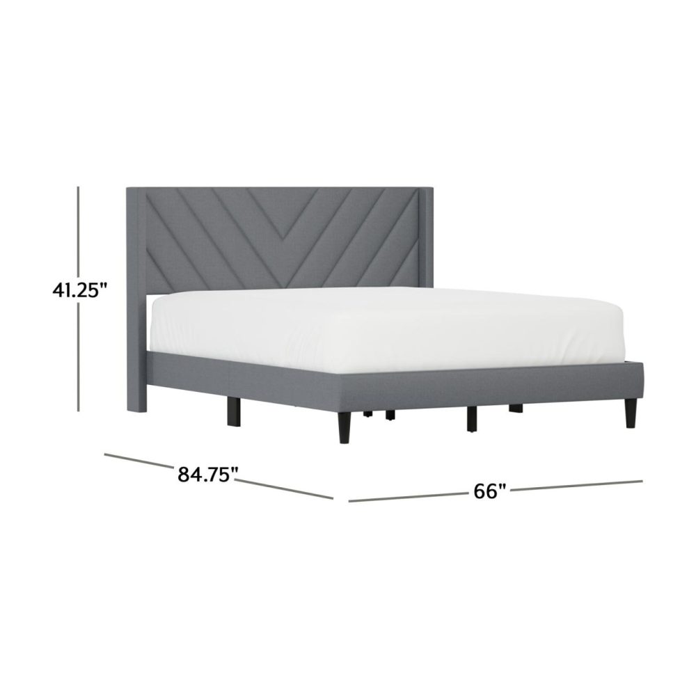 Beds | Wilder Upholstered Bed Bedroom Beds