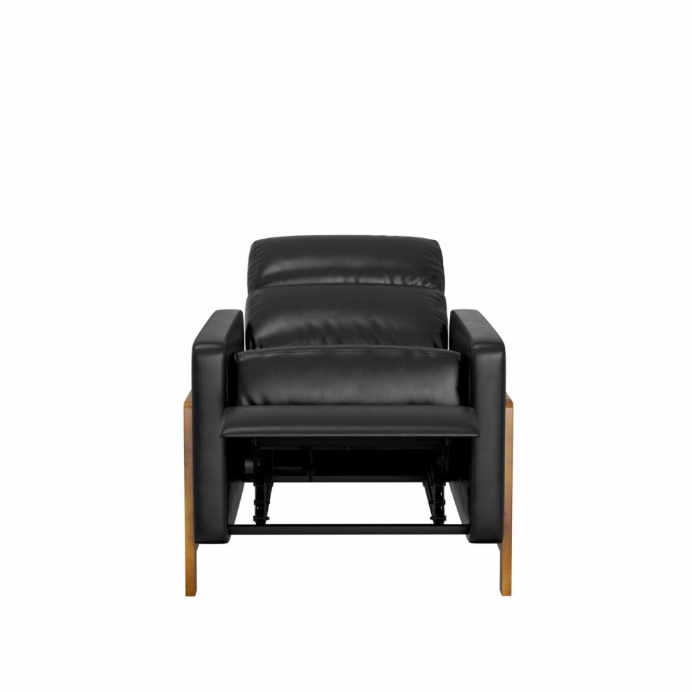 Chairs | Garnett Upholstered Recliner Chairs Black