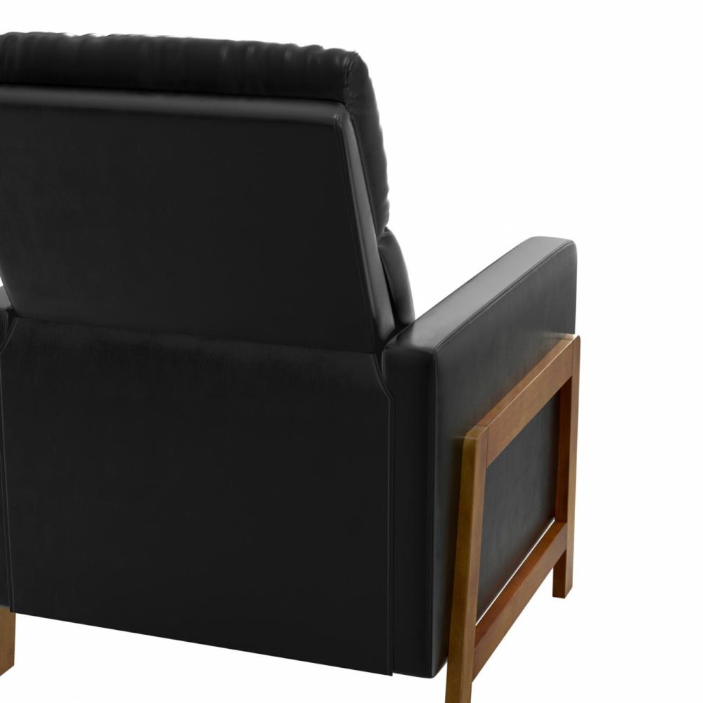 Chairs | Garnett Upholstered Recliner Chairs Black