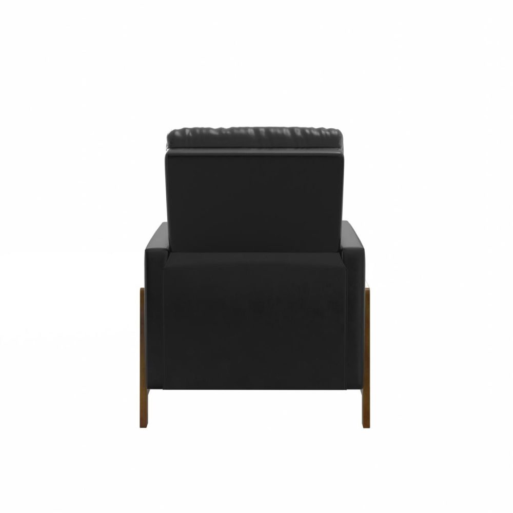 Chairs | Garnett Upholstered Recliner Chairs Black