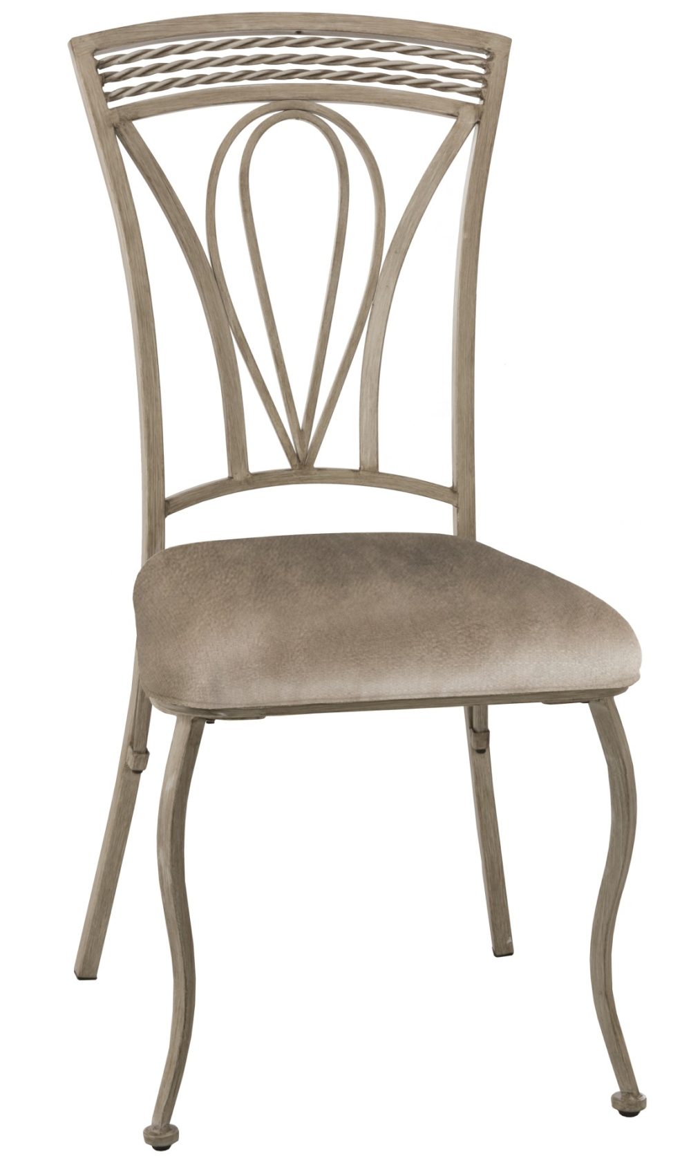 Chairs | Napier Metal Dining Chair, Set Of 2 Chairs Aged Ivory