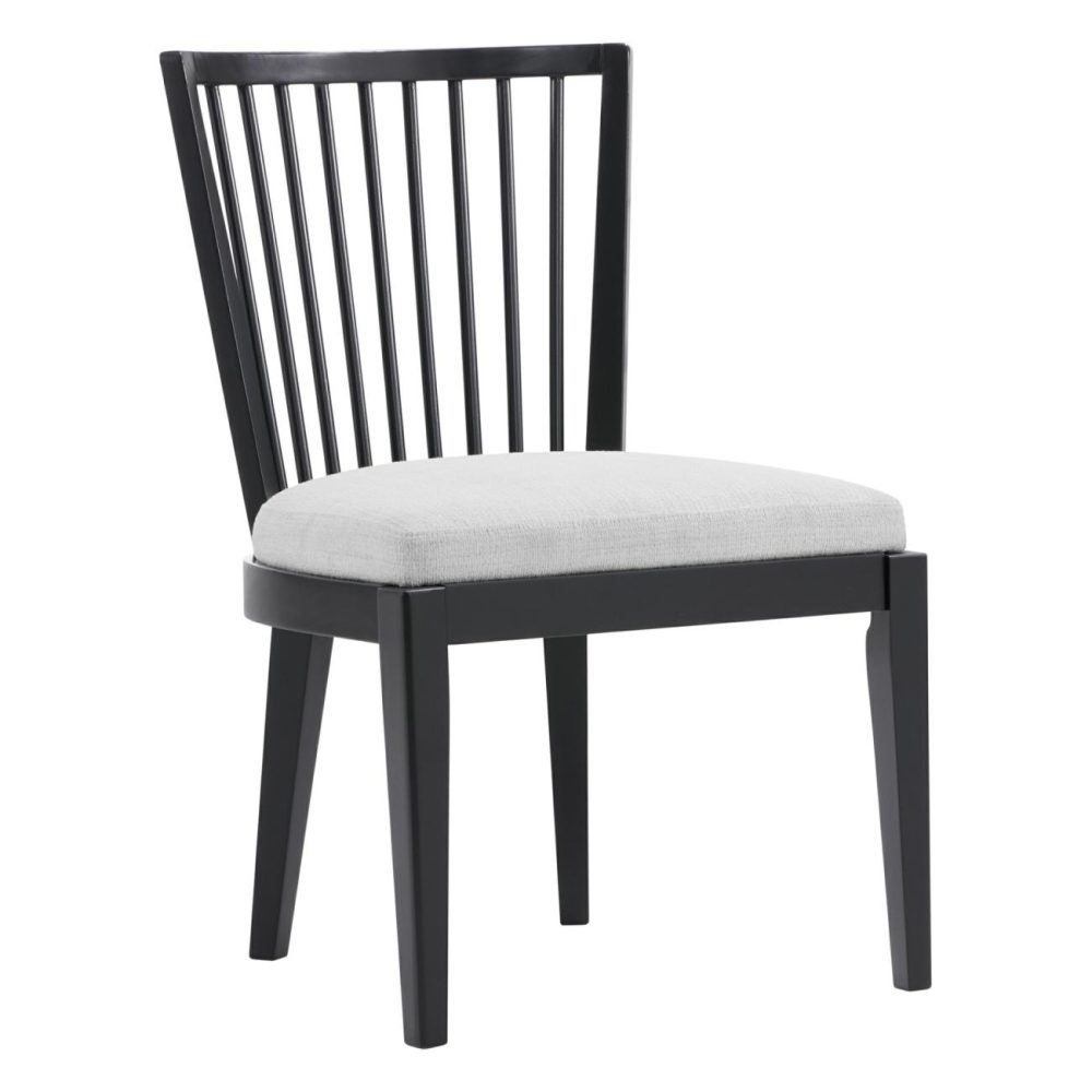 Chairs | Portsmouth Wood Dining Chair, Set Of 2 Chairs Black