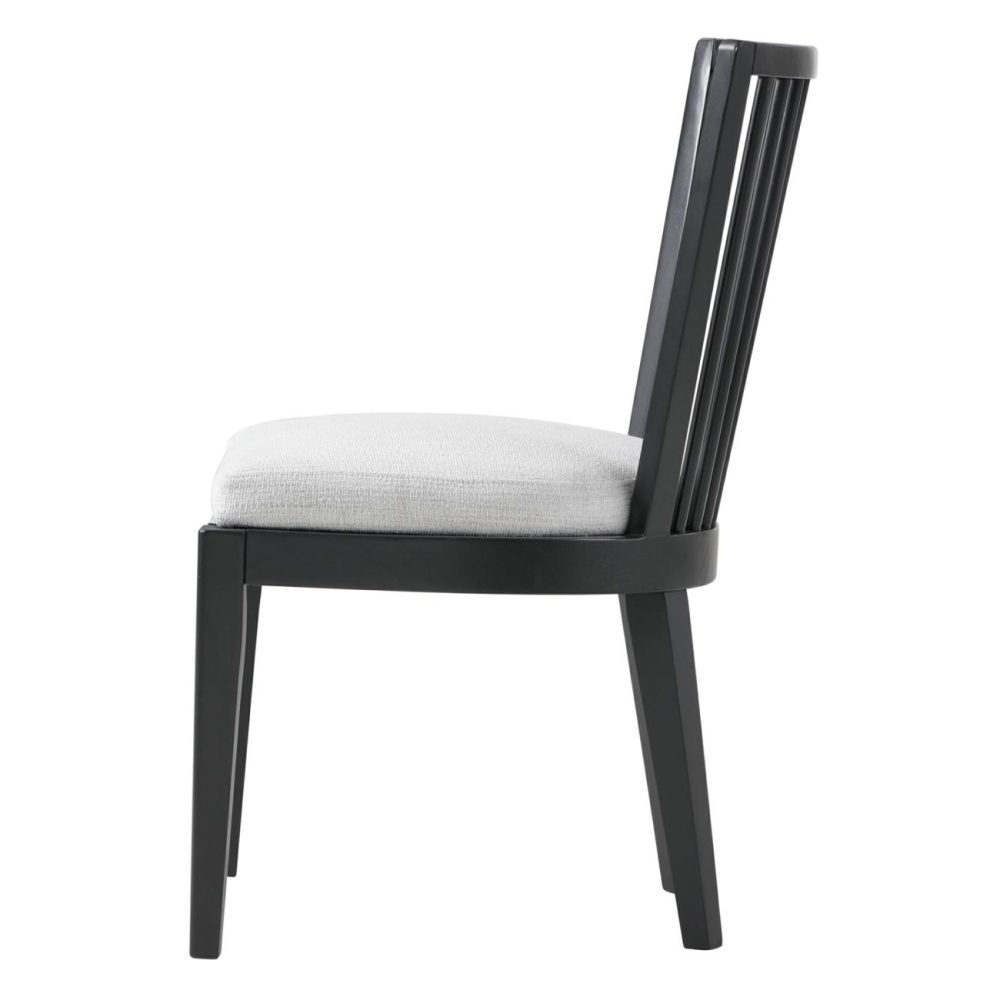 Chairs | Portsmouth Wood Dining Chair, Set Of 2 Chairs Black